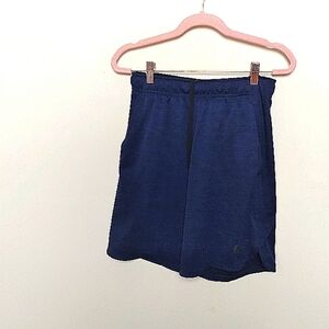 Nike Men's Dri Fit Drawstring Waist Blue Space Dye Athletic Shorts Size Small